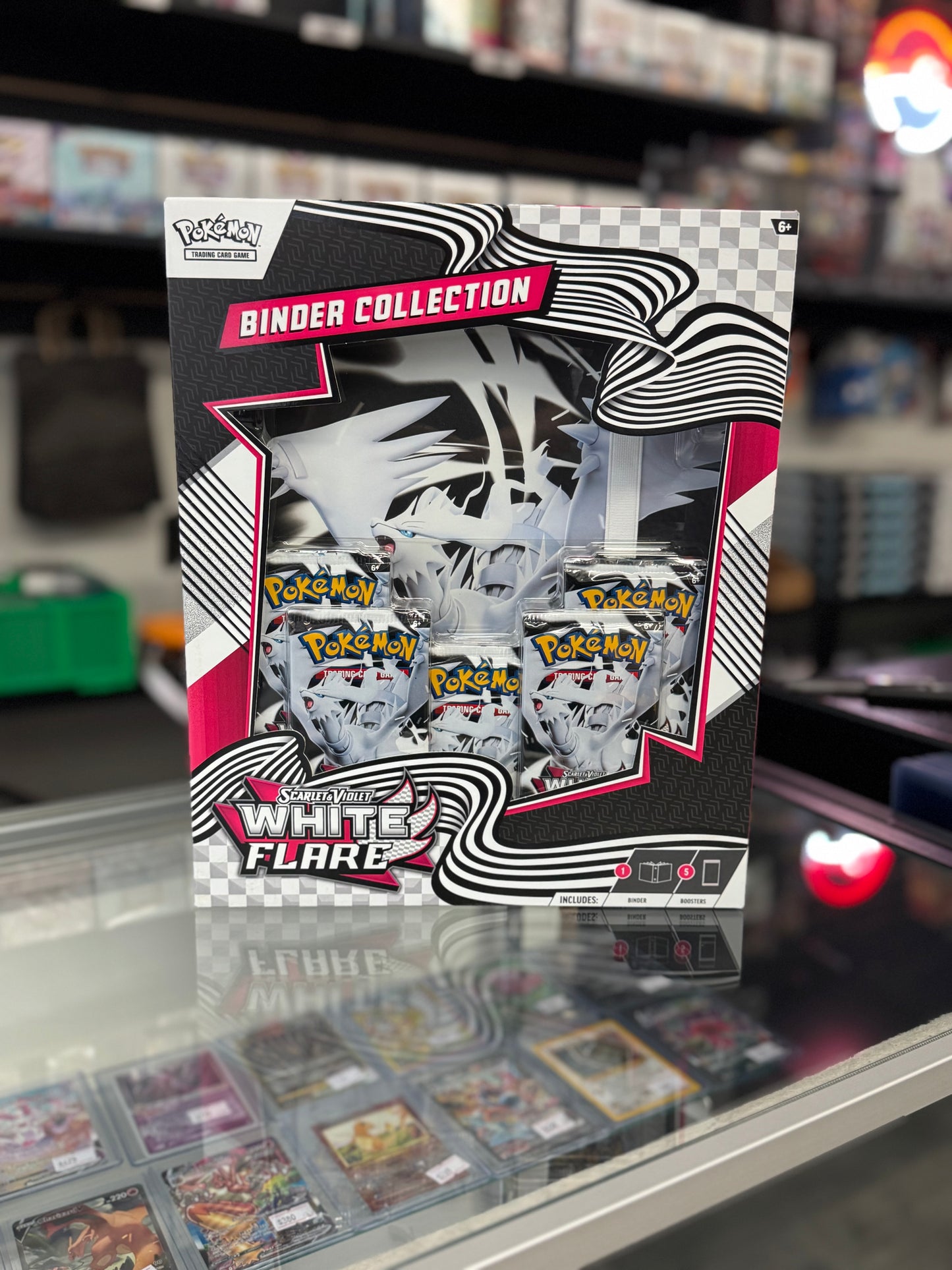 White Flare Binder Collection