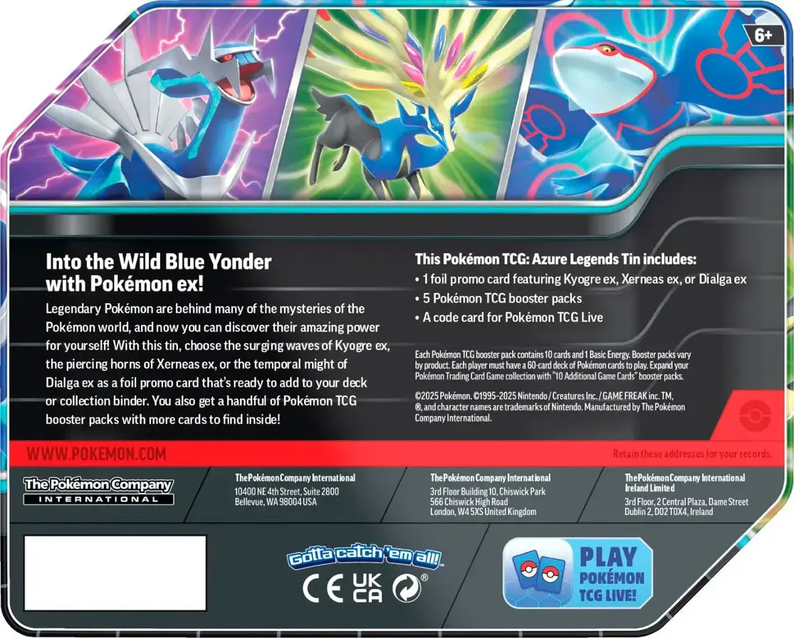 Azure Legends Tin
