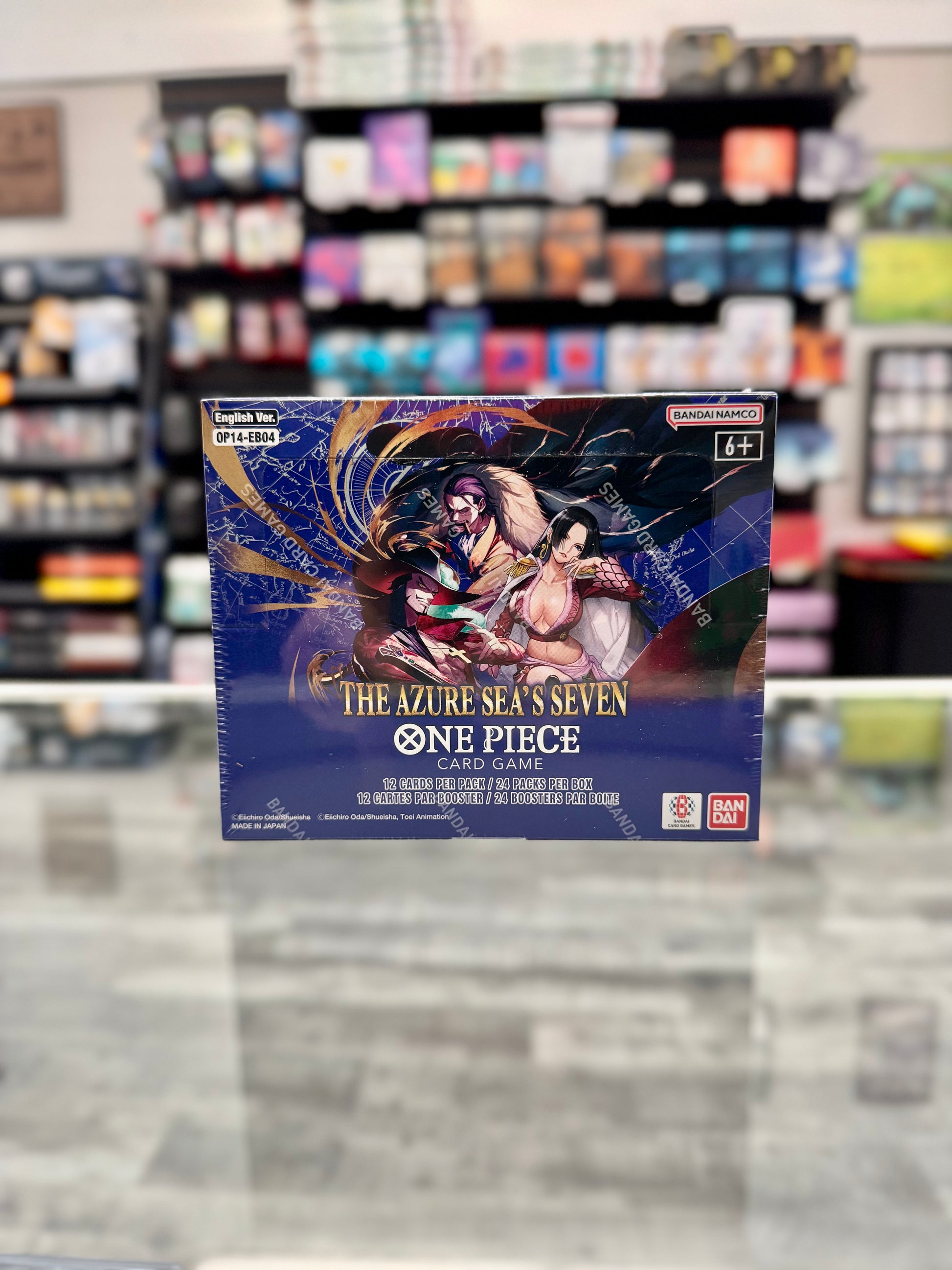 op14 booster box One Piece OP14 Booster Box Azure Sea's Seven – Sunny Hobbies
